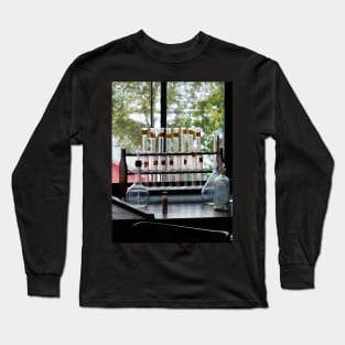 Chemists - Test Tubes By Window Long Sleeve T-Shirt